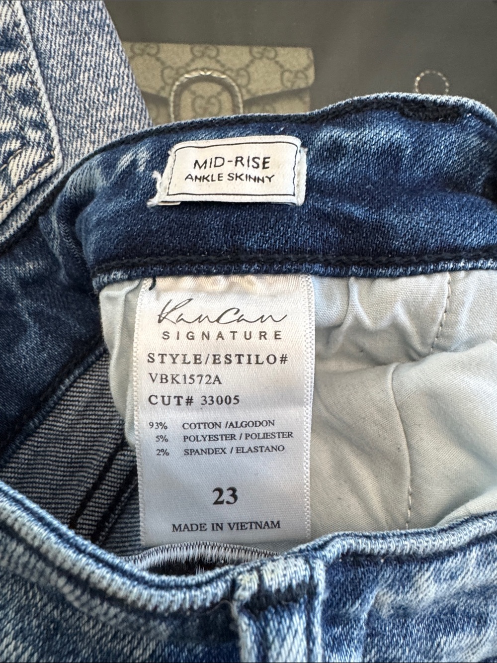 KanCan Light Blue Distressed Skinny Jeans - Picture 3 of 3